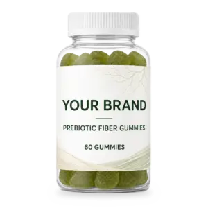 Assorted Fruit Flavor Prebiotic Fiber Supplement Gummies
